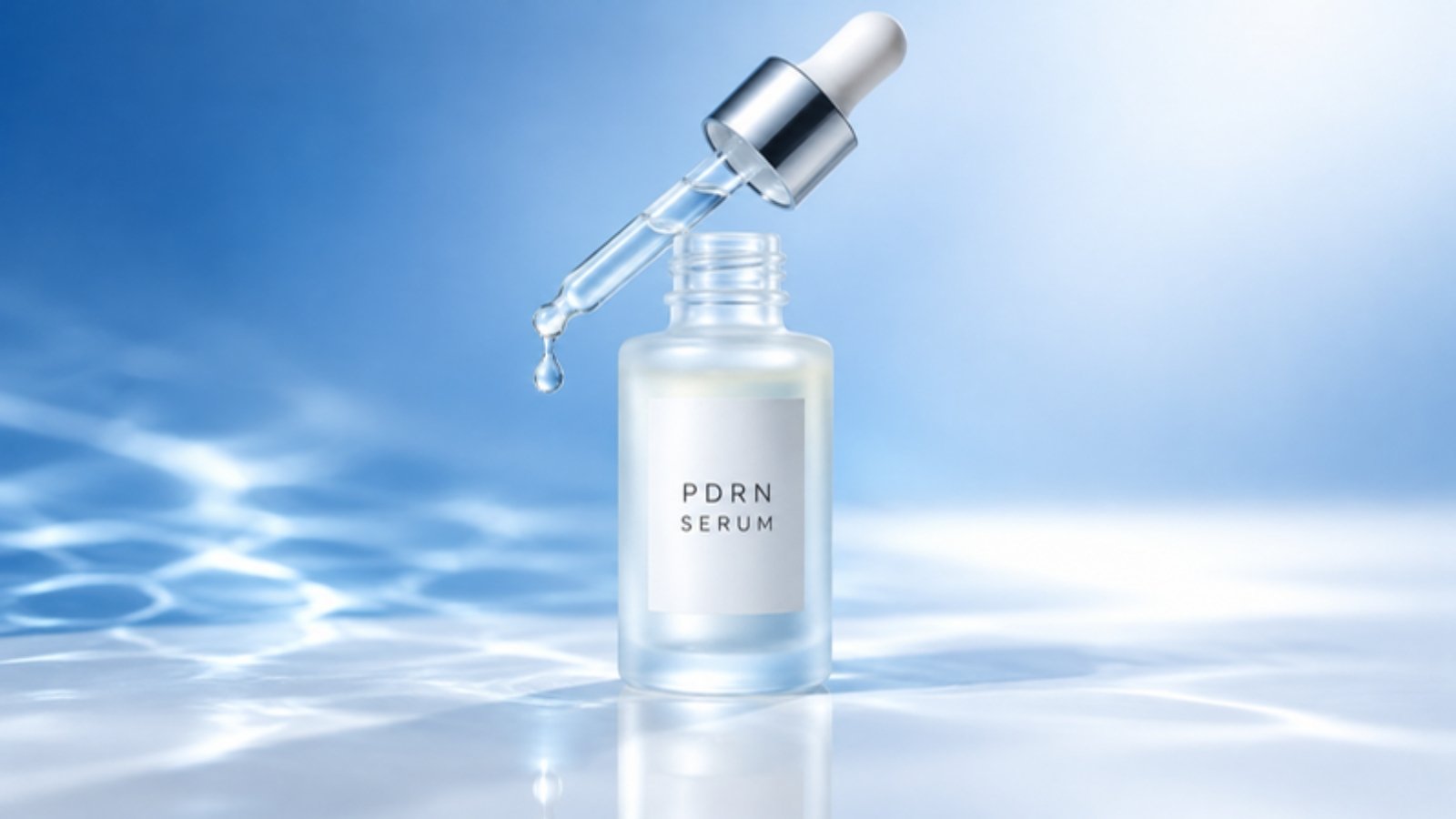 PDRN serum bottle manufactured by SIMYA Aroma laboratories